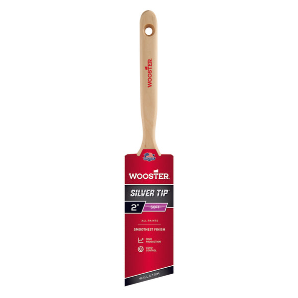 Wooster Silver Tip 2 in. W Angle Paint Brush