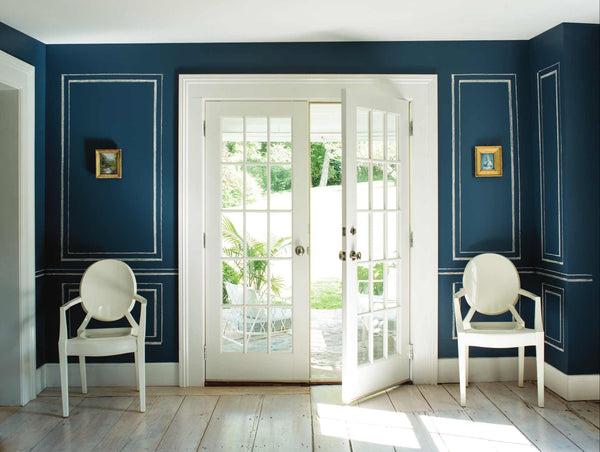 Benjamin Moore Aura® Waterborne Interior Paint in Van Deusen Blue HC-156 near Detroit, Michigan (MI)