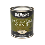 Old Masters Satin Clear Oil-Based Marine Spar Varnish 1 qt