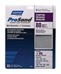 Norton ProSand 11 in. L X 9 in. W 80 Grit Aluminum Oxide Sandpaper 3 pk