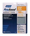 Norton ProSand 11 in. L X 9 in. W 180 Grit Aluminum Oxide Sandpaper 3 pk