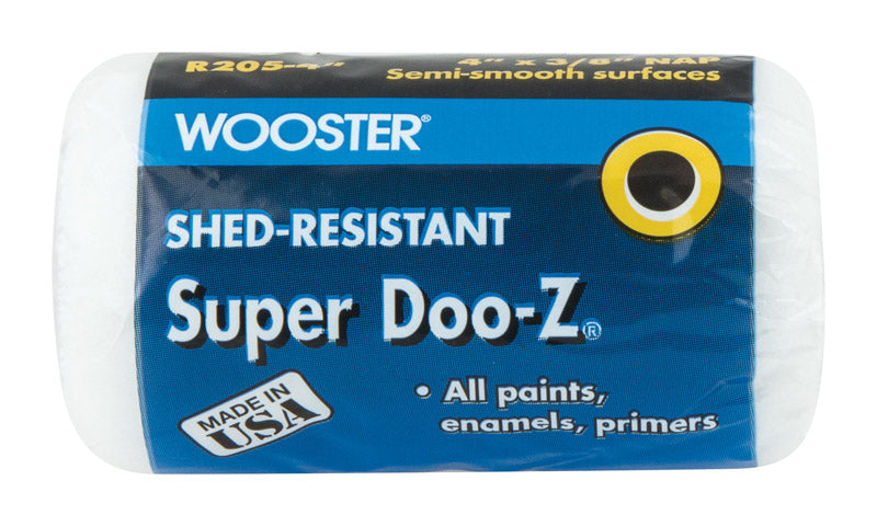 Wooster Super Doo-Z Fabric 4 in. W X 3/8 in. Paint Roller Cover 1 pk